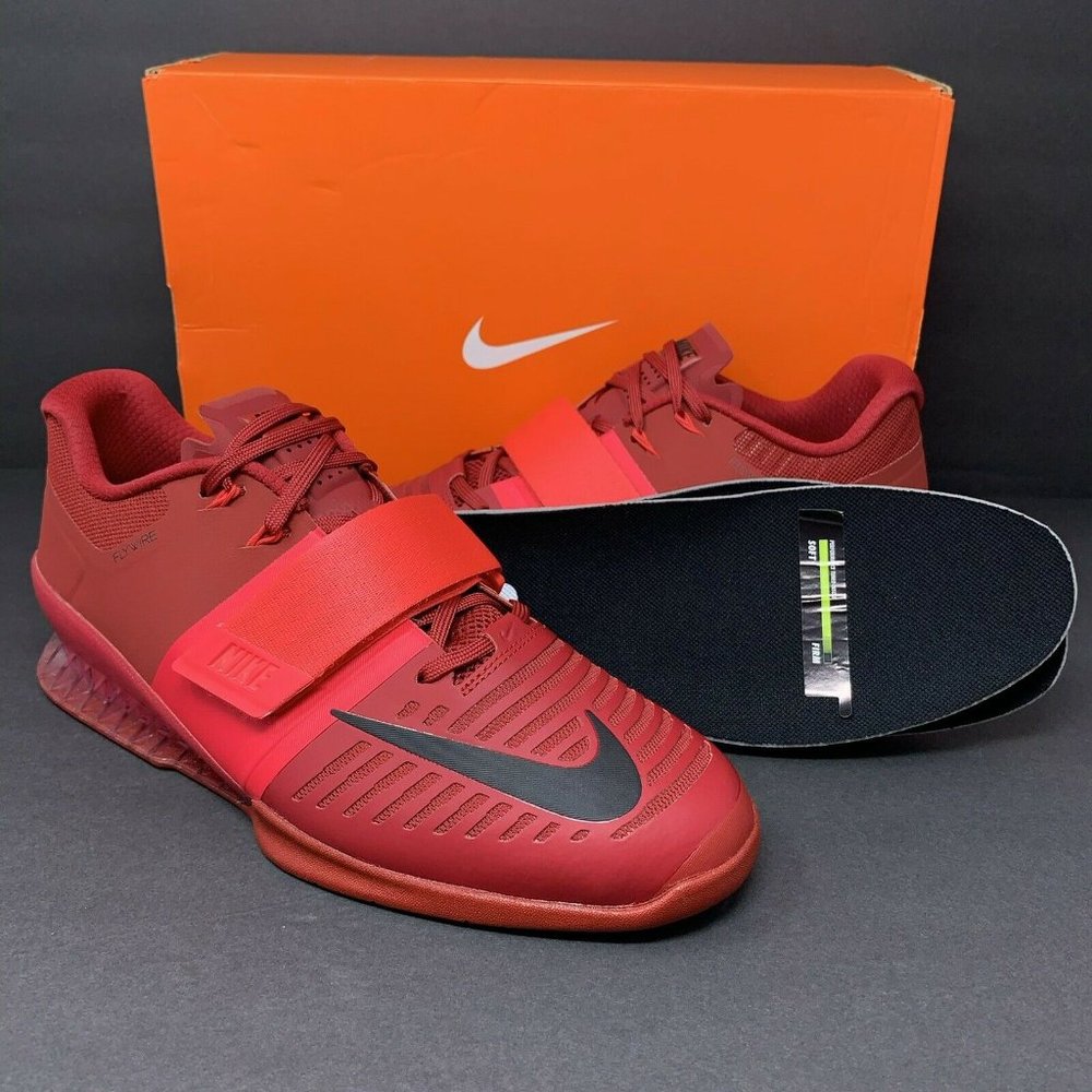 Nike Romaleos 3 Weightlifting CrossFit Shoe Siren Red 852933-601 Men's 1…